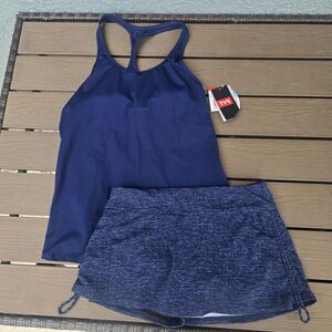 TYR Womens Navy Taylor Tank & Mantra Della Skirt Blue  Size S NEW No Tag